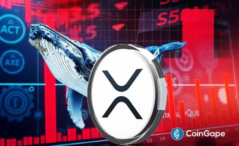  XRP Price Crashes as Whales Dump 2.23B Tokens — Is $2 the Next Stop?