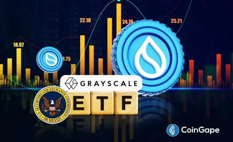  Sui ETF Nears Approval as Grayscale Amends S-1 with US SEC