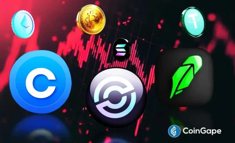  Why Are Crypto Stocks Dumping Today? Coinbase, Robinhood, Circle