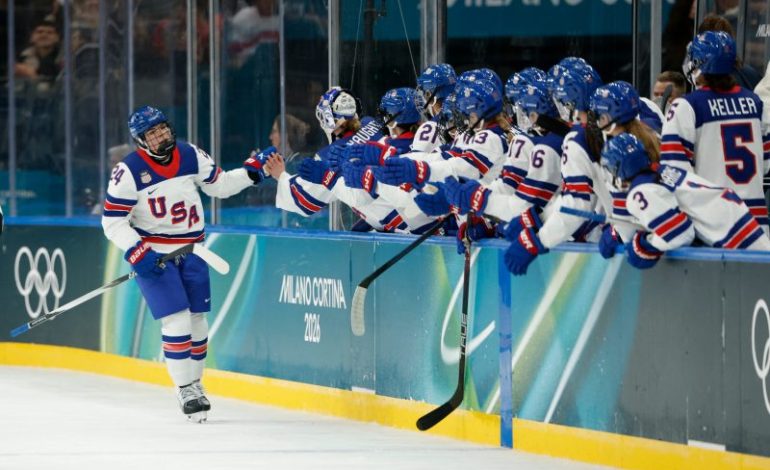  USA routs Switzerland, stays unbeaten in women’s hockey