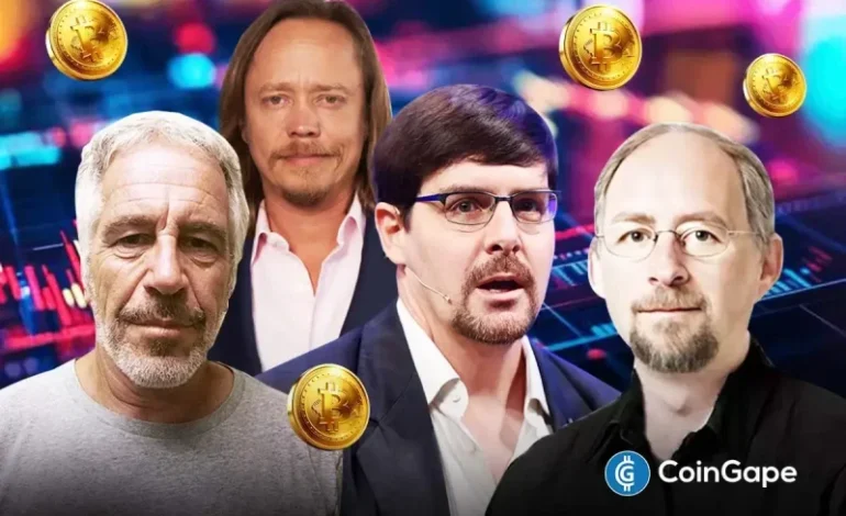  Epstein Files: Bitcoin Crash, Backlash Erupts Against Adam Back, Gavin Andresen, Tether’s Brock Pierce