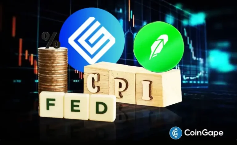  COIN, HOOD, GLXY Stock Slides as High CPI Data Dampens Fed Rate Cut Hopes